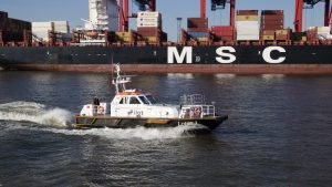 pilot boat in msc ship